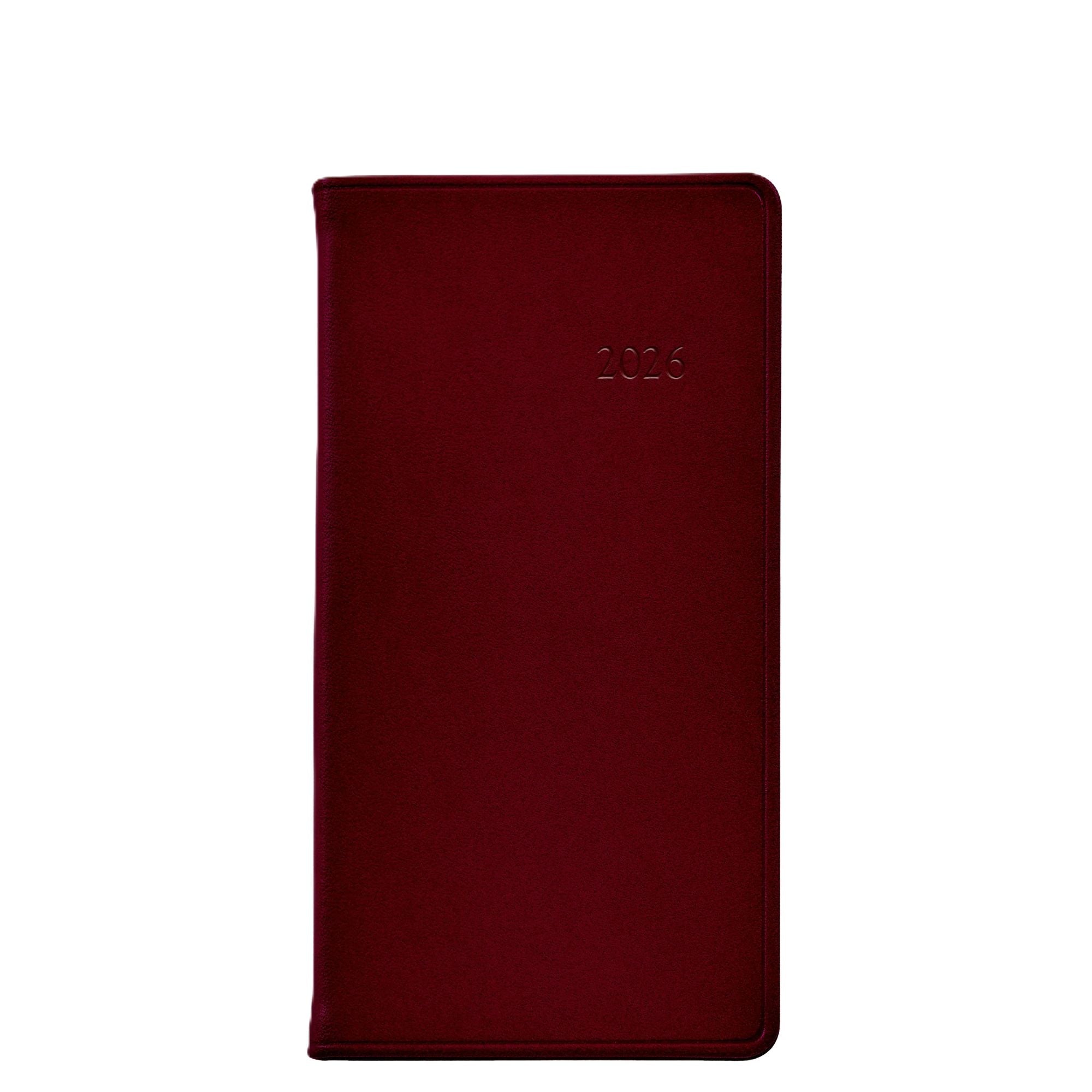 Graphic Image 2026 6" Pocket Datebook Traditional Leather