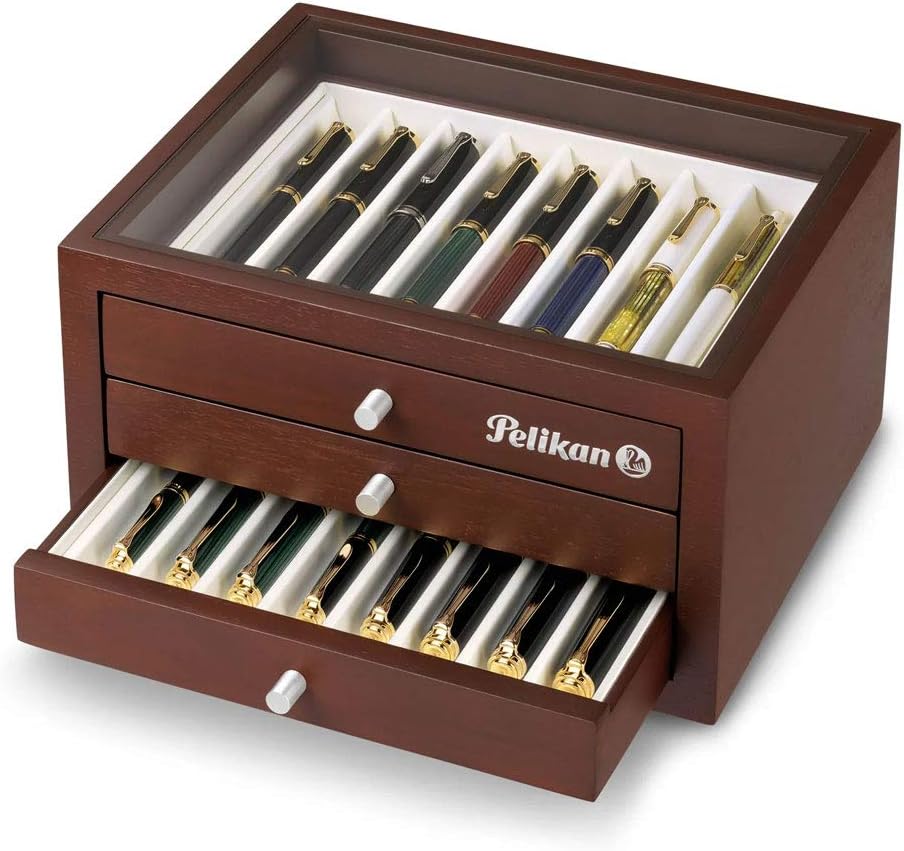 Pelikan Wood Collector's Bax For 24 Writing Instruments