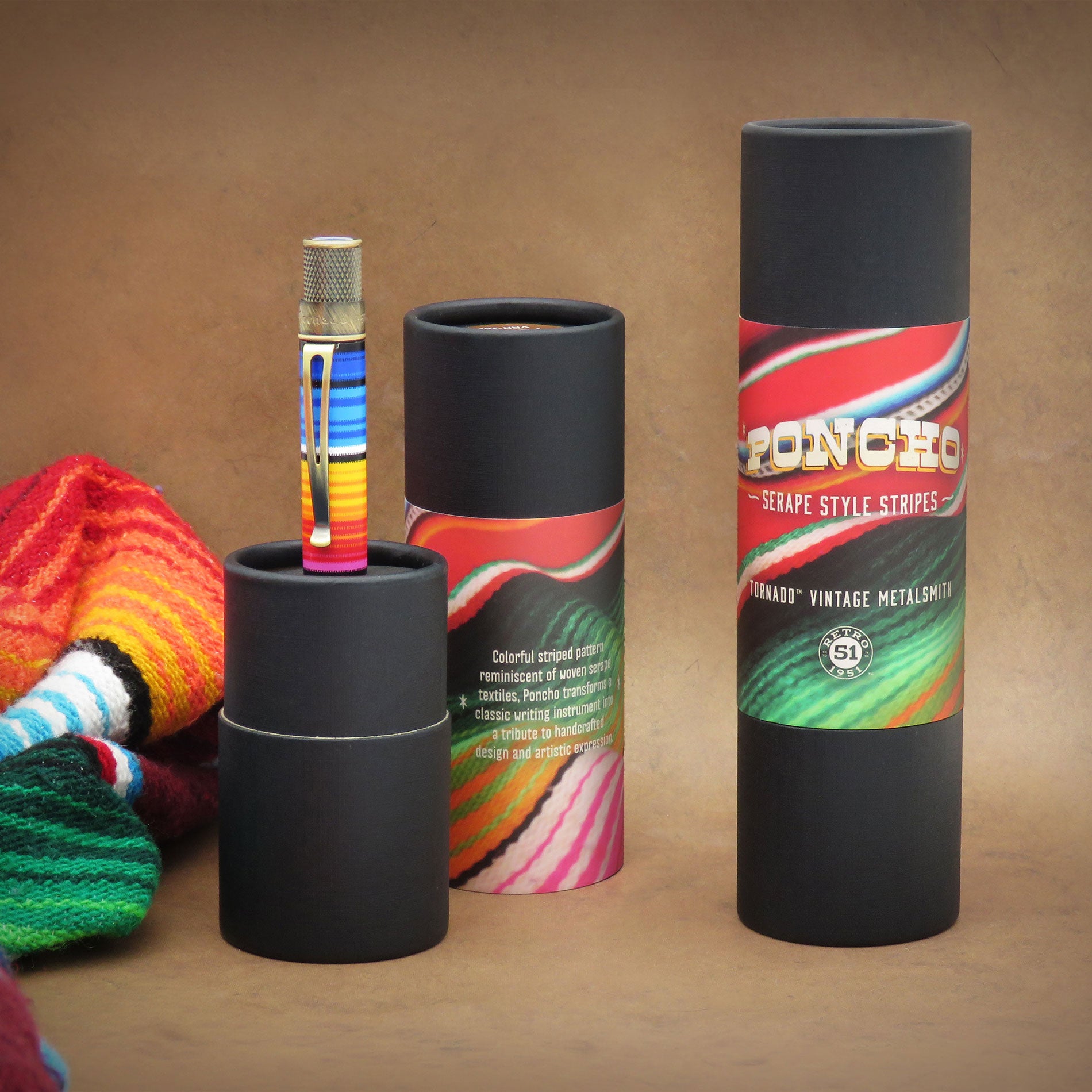 Retro 51 Tornado Vintage Metalsmith Poncho Rollerball
