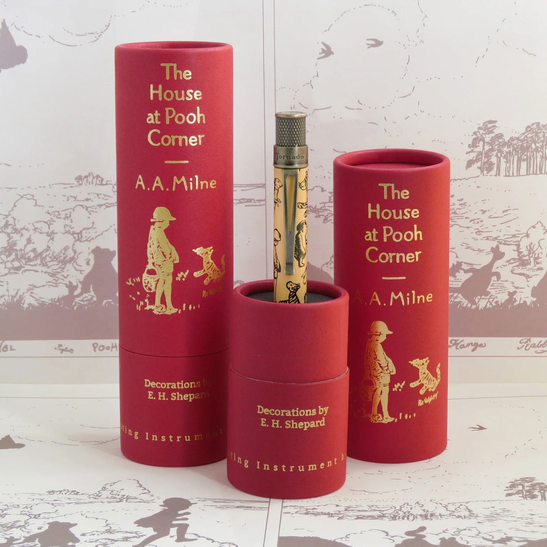 Retro 51 A.A. Milne The House at Pooh Corner Decorations by E.H. Shepard - Tornado™ Rollerball