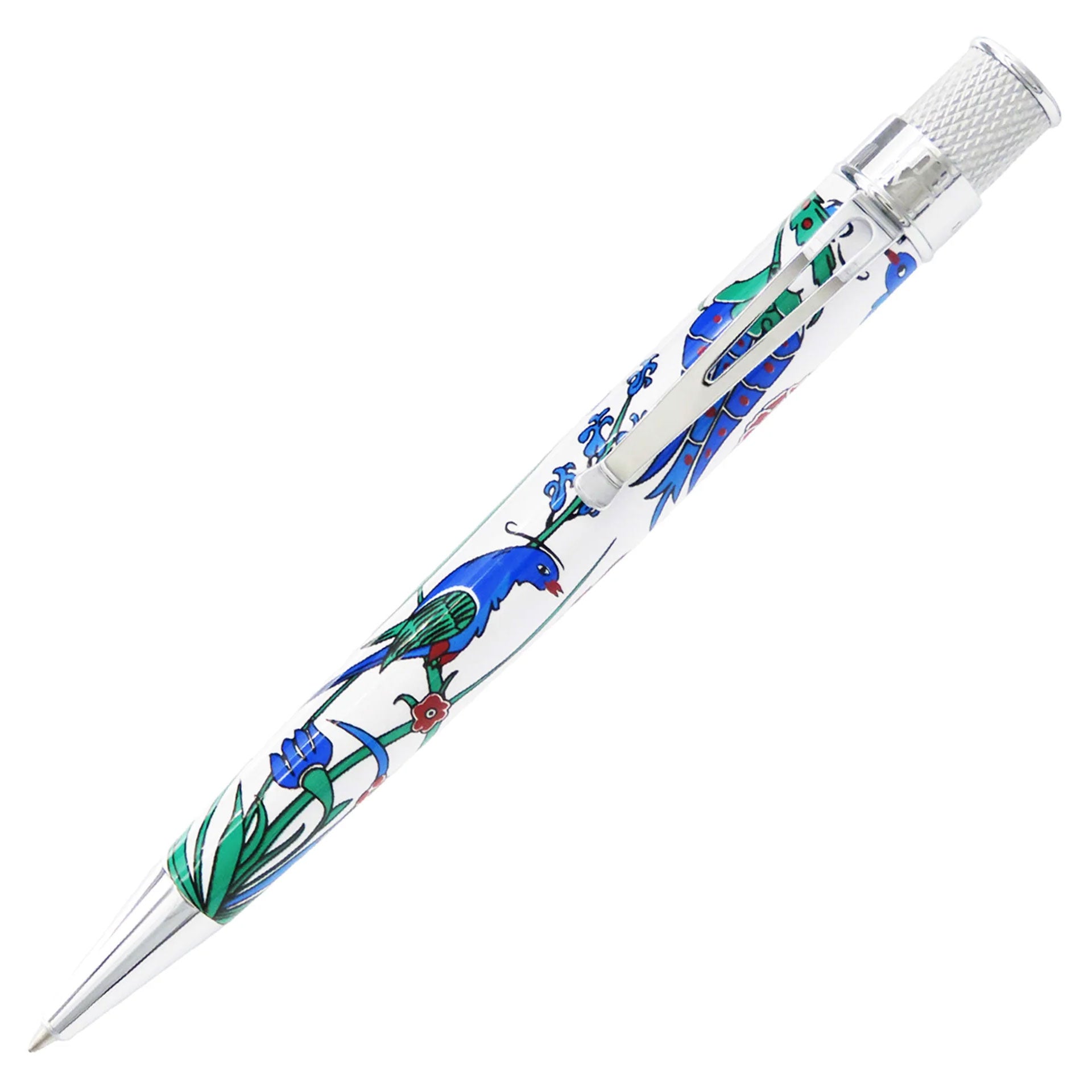 Retro 51 The Metropolitan Museum - Iznik Garden Blue Birds Rollerball