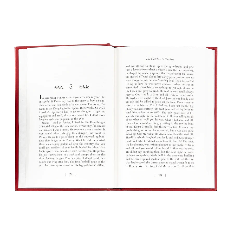 Graphic Image The Catcher in the Rye Leather Bound Edition