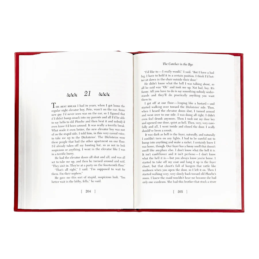 Graphic Image The Catcher in the Rye Leather Bound Edition