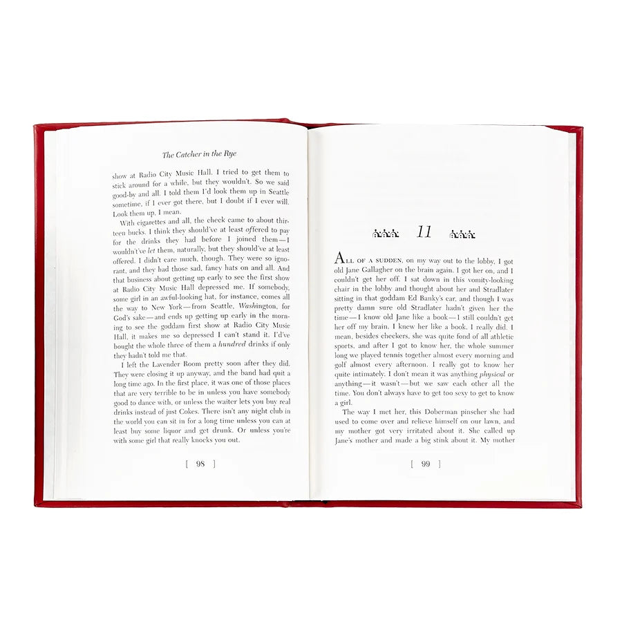 Graphic Image The Catcher in the Rye Leather Bound Edition