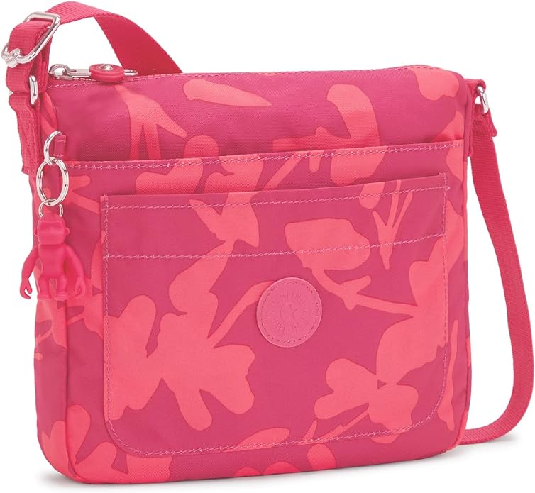 Kipling Sebastian  Crossbody Bag - Coral Print