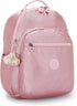 Kipling Seoul Extra Large 17" Laptop Backpack VIP Bronze Pink Metallic