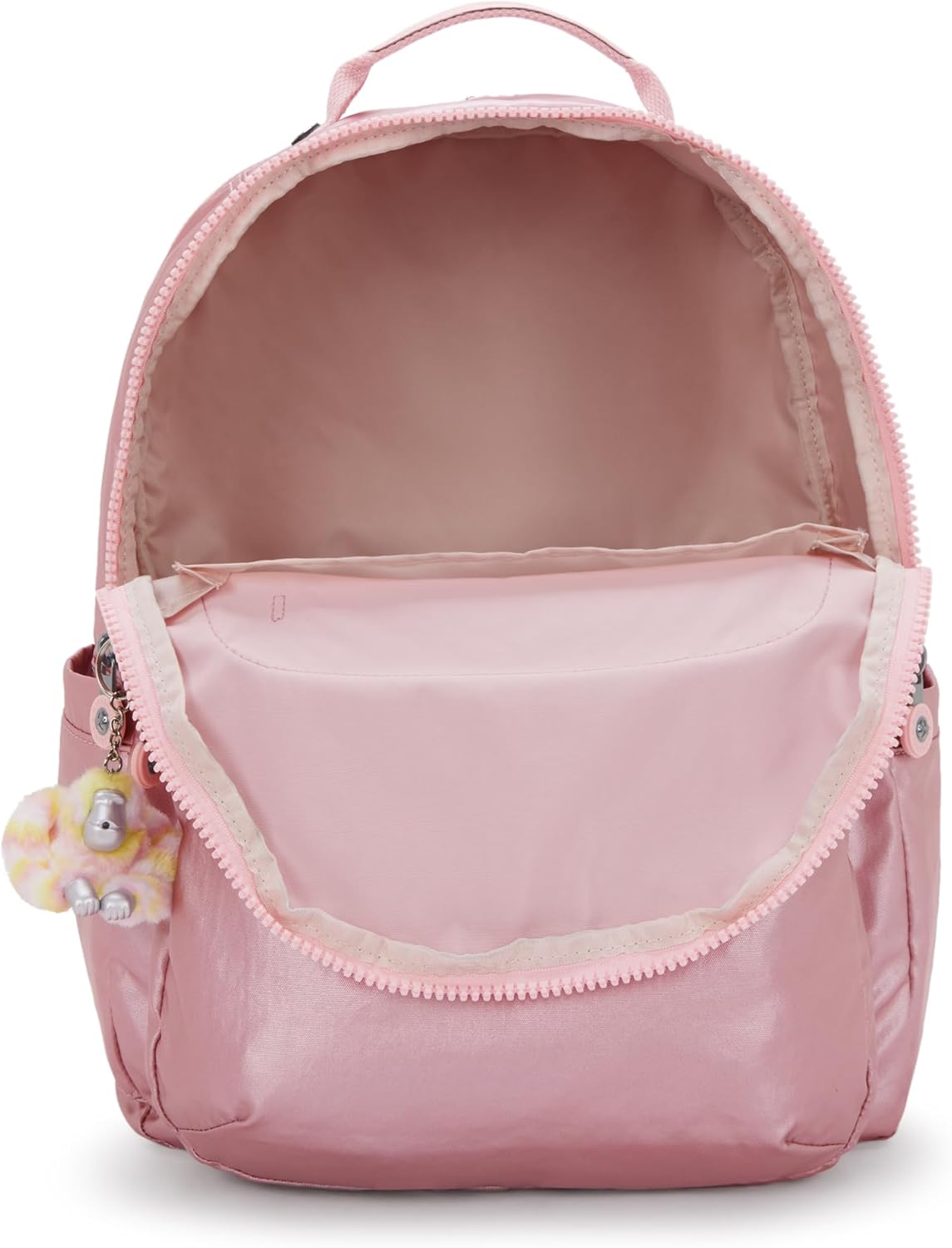 Kipling Seoul Extra Large 17" Laptop Backpack VIP Bronze Pink Metallic
