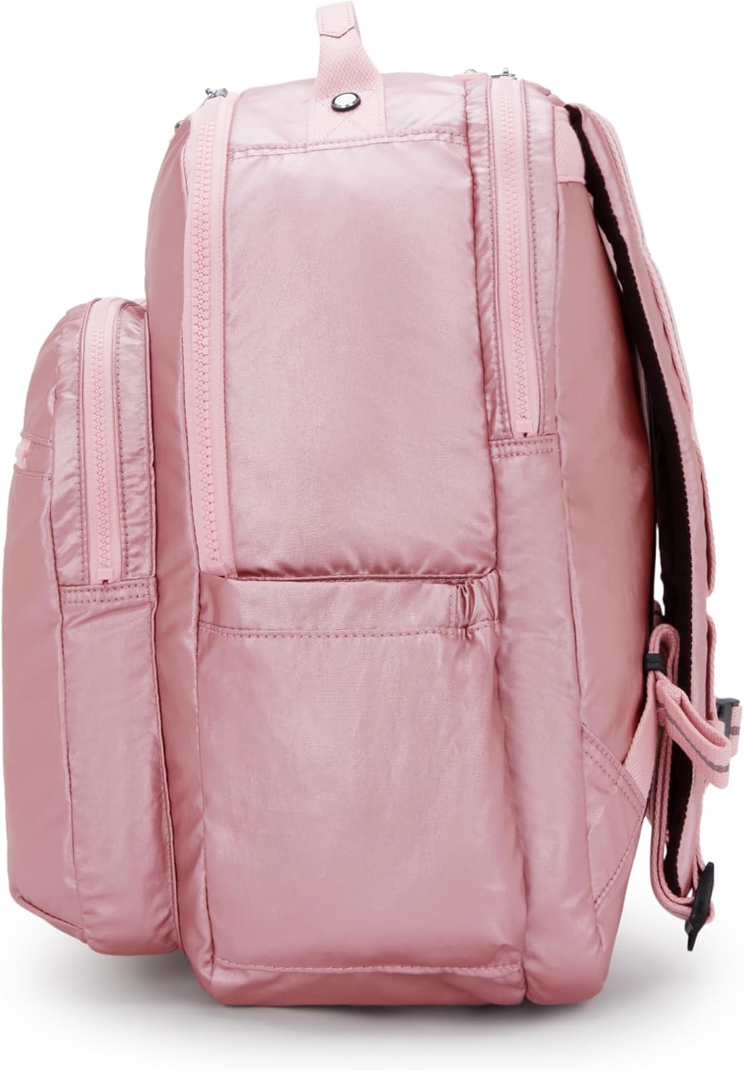 Kipling Seoul Extra Large 17" Laptop Backpack VIP Bronze Pink Metallic