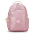 Kipling Seoul Extra Large 17" Laptop Backpack VIP Bronze Pink Metallic