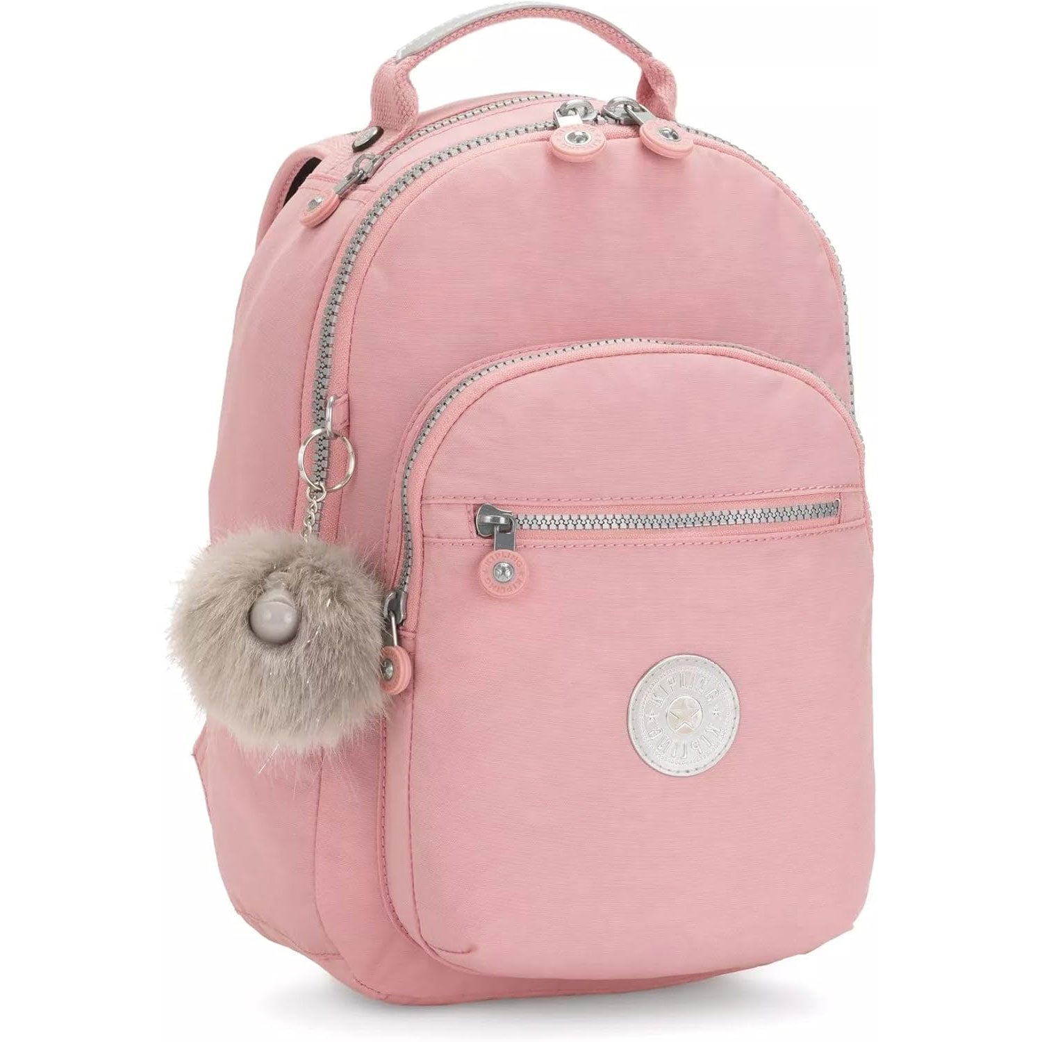 Kipling Seoul Small  Nylon Tablet Backpack - Bridal Rose
