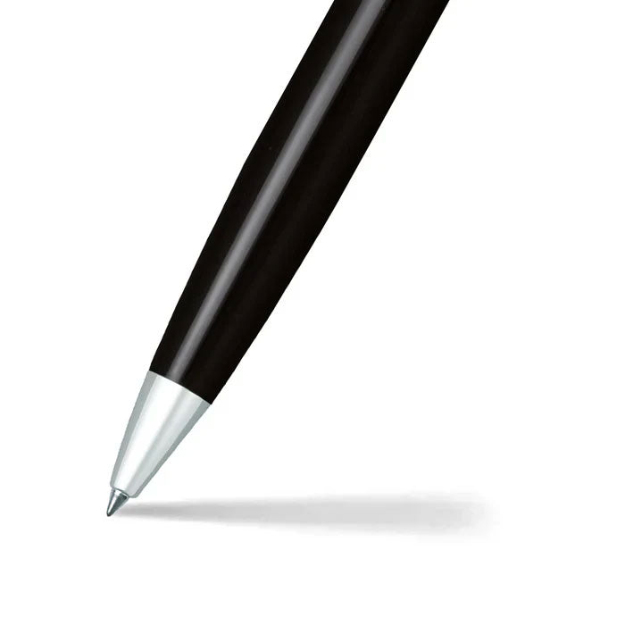 Sheaffer 300 9314 Glossy Black Ballpoint pen with Chrome Cap and Chrome Trim