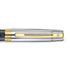 Sheaffer 300 ENGRAVED MATT BLACK BARREL AND SHINY CHROME CAP,PVD GOLD TRIMS RB