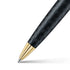 Sheaffer 300 ENGRAVED MATT BLACK BARREL AND SHINY CHROME CAP PVD GOLD TRIMS BP