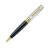 Sheaffer 300 ENGRAVED MATT BLACK BARREL AND SHINY CHROME CAP PVD GOLD TRIMS BP