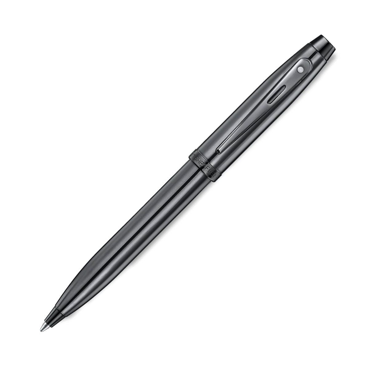 Sheaffer® 100 9375 Ionic Gunmetal Grey Ballpoint Pen with Shiny PVD Trims