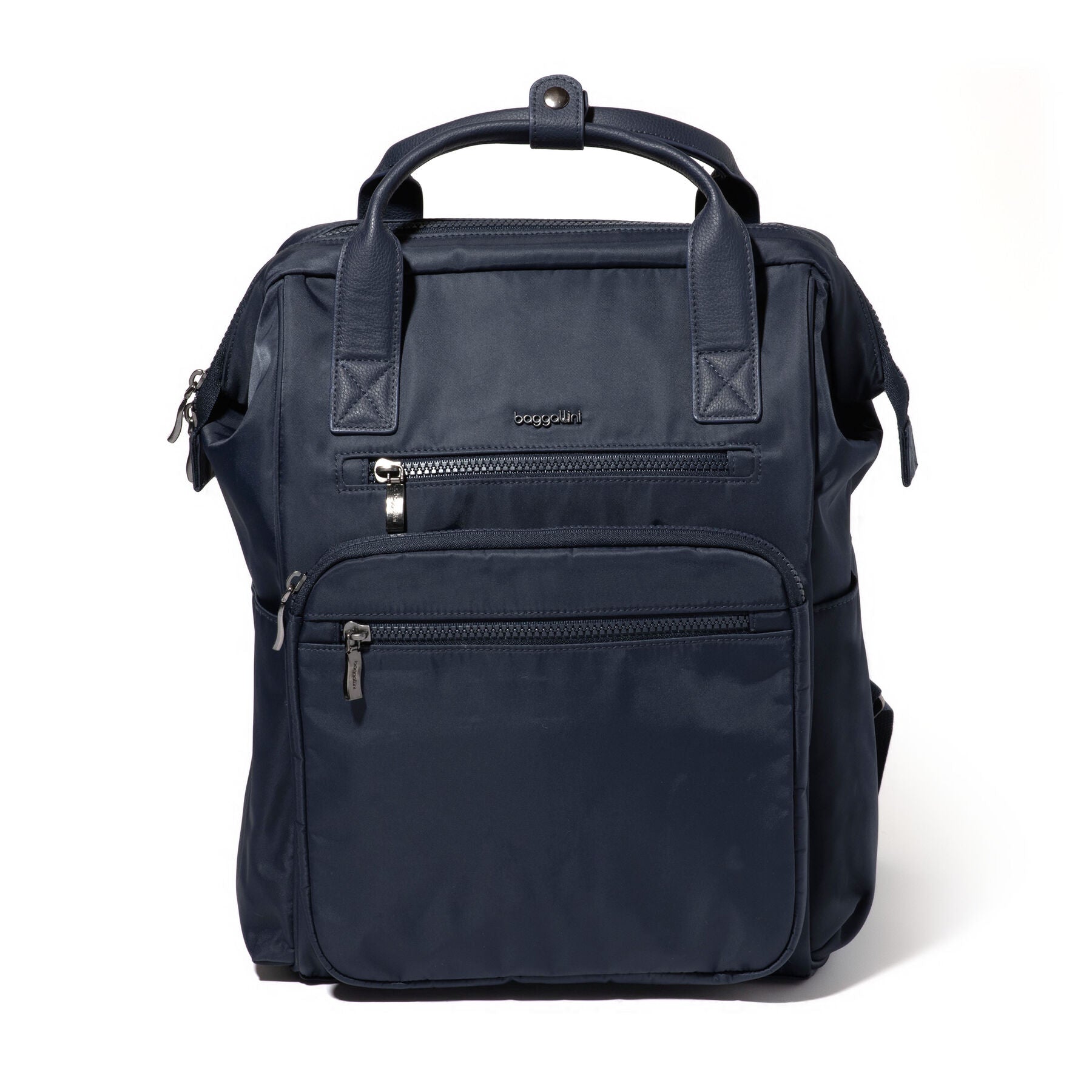 bagallini mini backpack Baggallini Essential Purse for Women - Built-in RFID Card Holder Phone Plusremovable crossbody strap Baggallini Securtex Anti-Theft Getaway Backpack