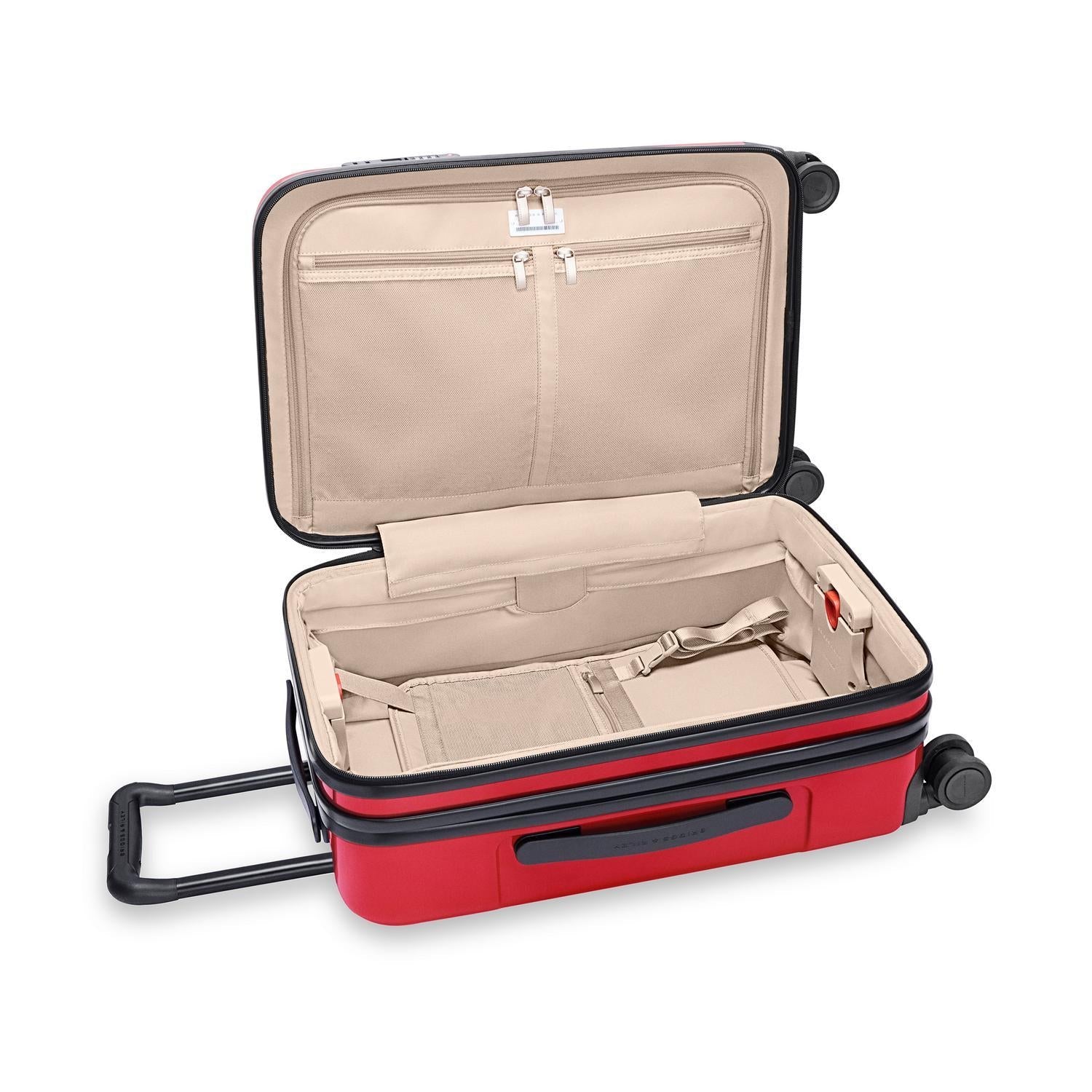 Briggs and Riley Sympatico Essential 22" Carry-On Expandable Spinner Glossy Ruby