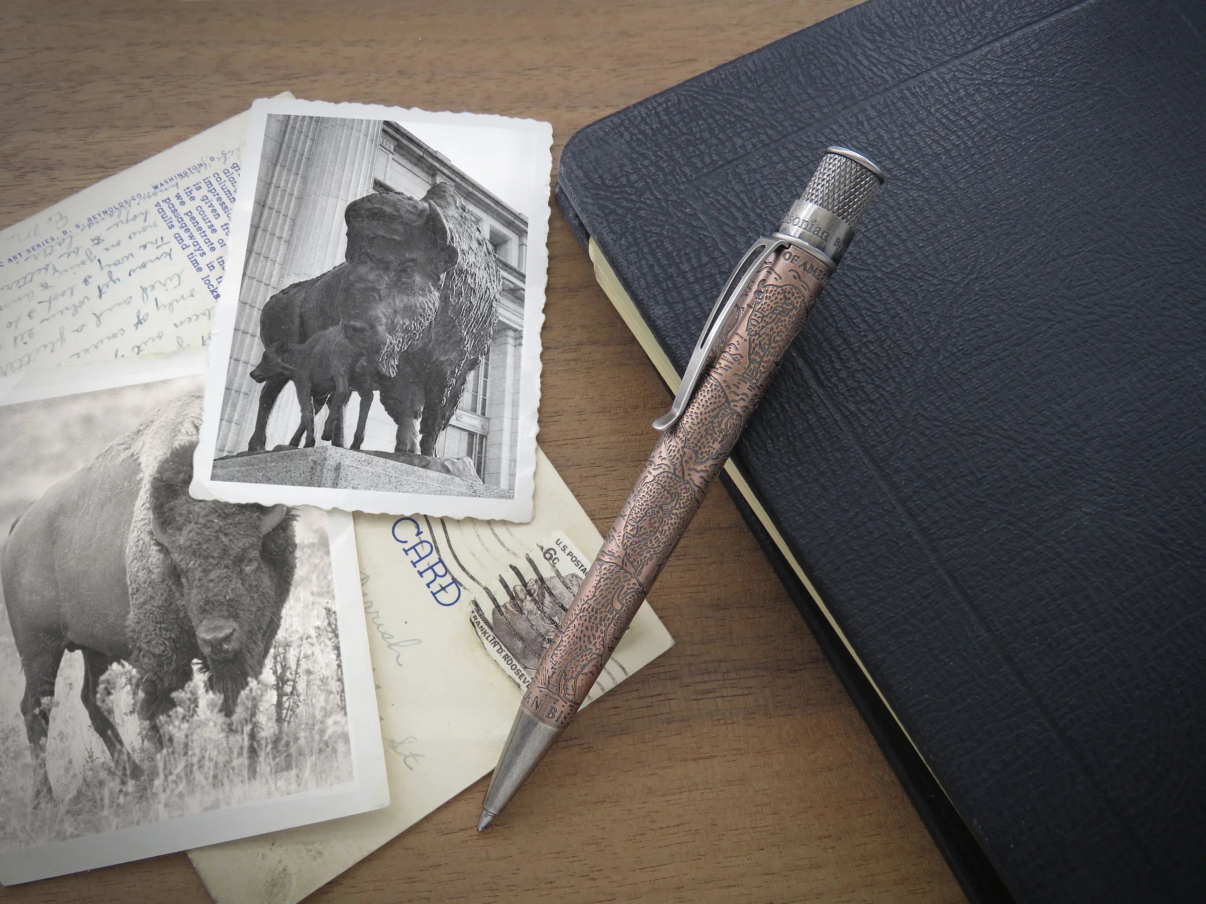 Retro 51 Smithsonian Bison: Standing Strong Rollerball Pen
