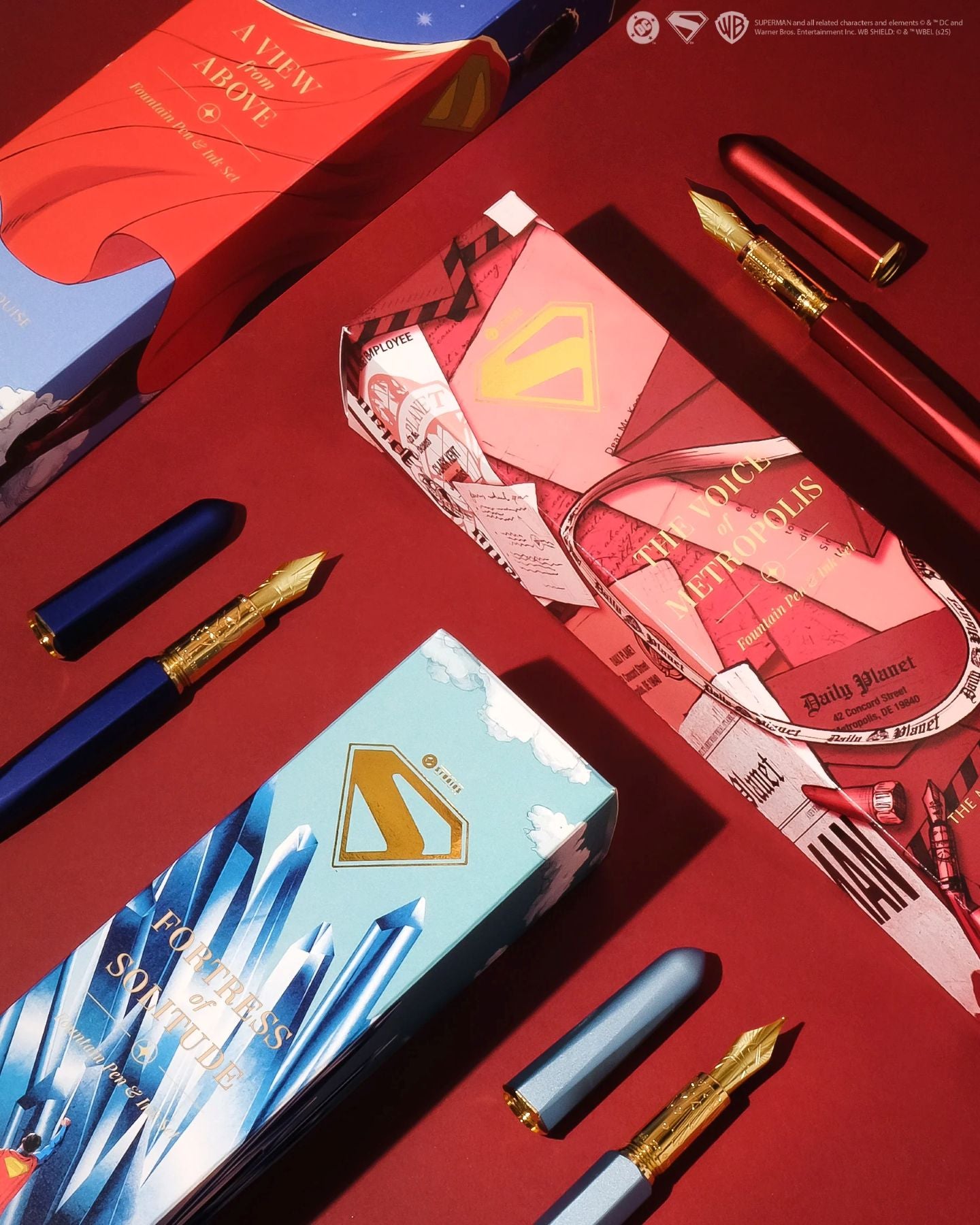 Ferris Wheel Press | Warner Bros. | Superman | Pen and Ink Set | A View from Above