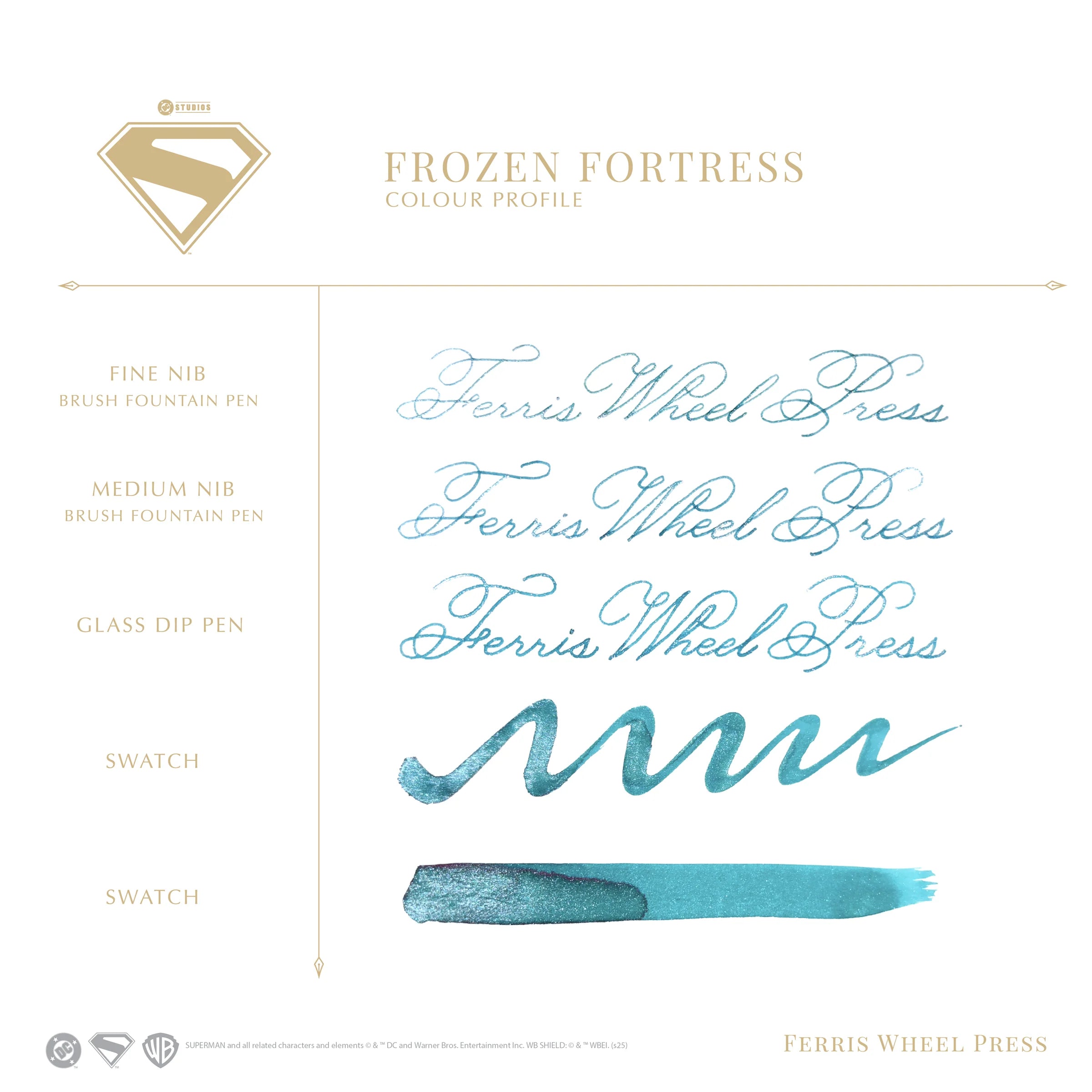 Ferris Wheel Press Warner Bros. | Superman | Frozen Fortress 28ml Ink