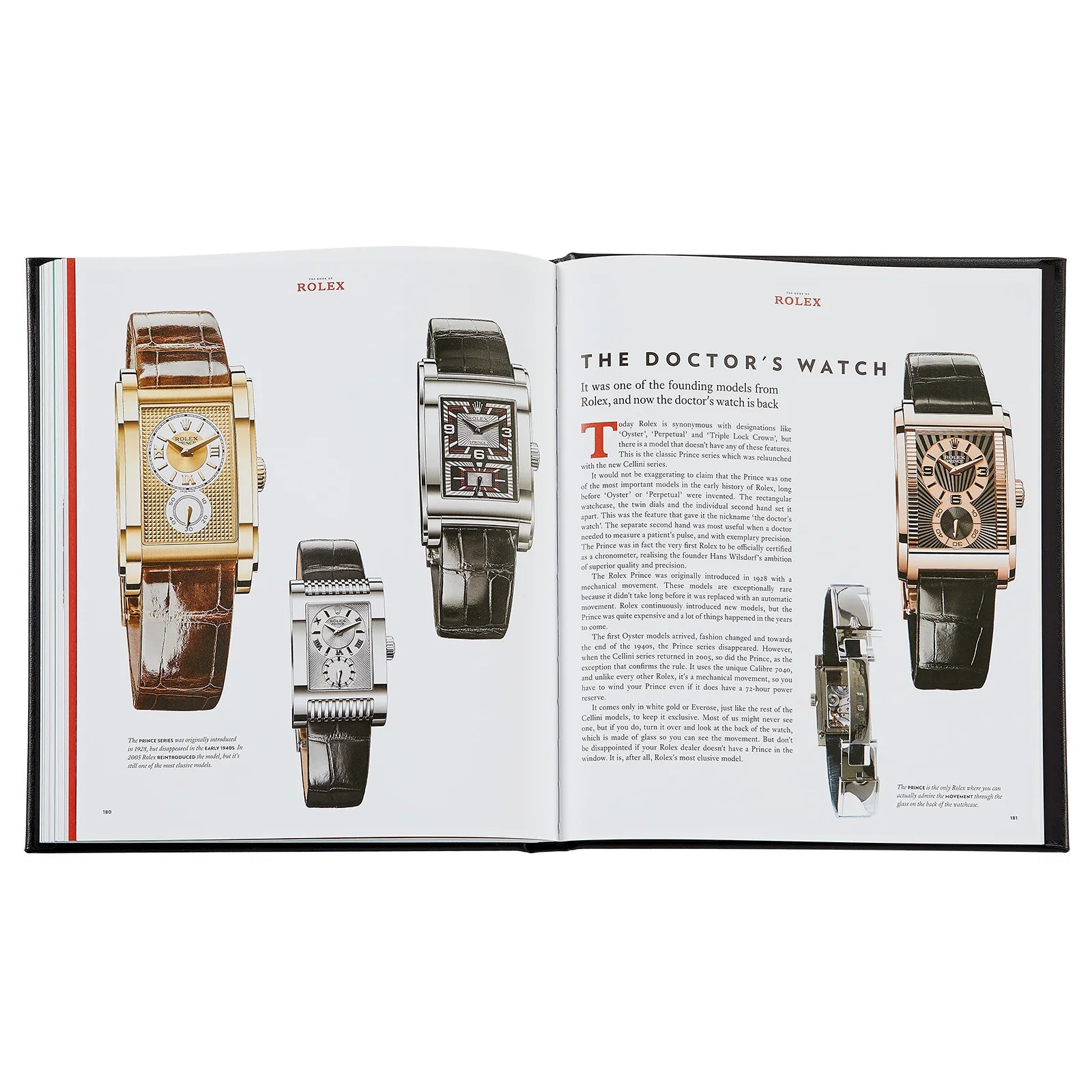 Graphic Image The Book of Rolex Black Bonded Leather