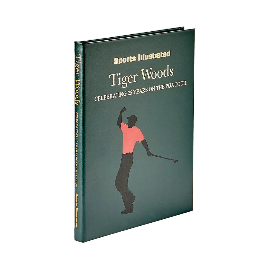 Graphic Image Tiger Woods: Celebrating 25 Years On The PGA Tour Green Bonded Leather