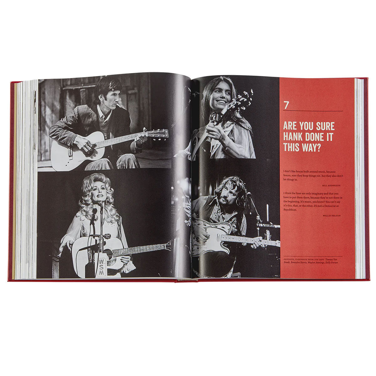 Graphic Image Country Music by Dayton Duncan and Ken Burns - Red Bonded Leather