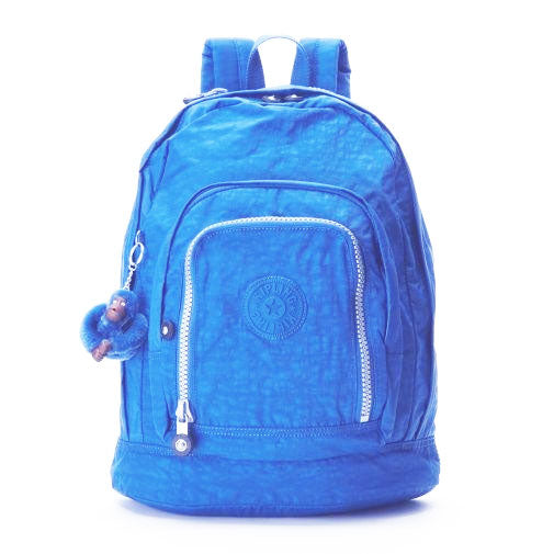 Kipling Hiker Expandable Backpack Cerule Blue