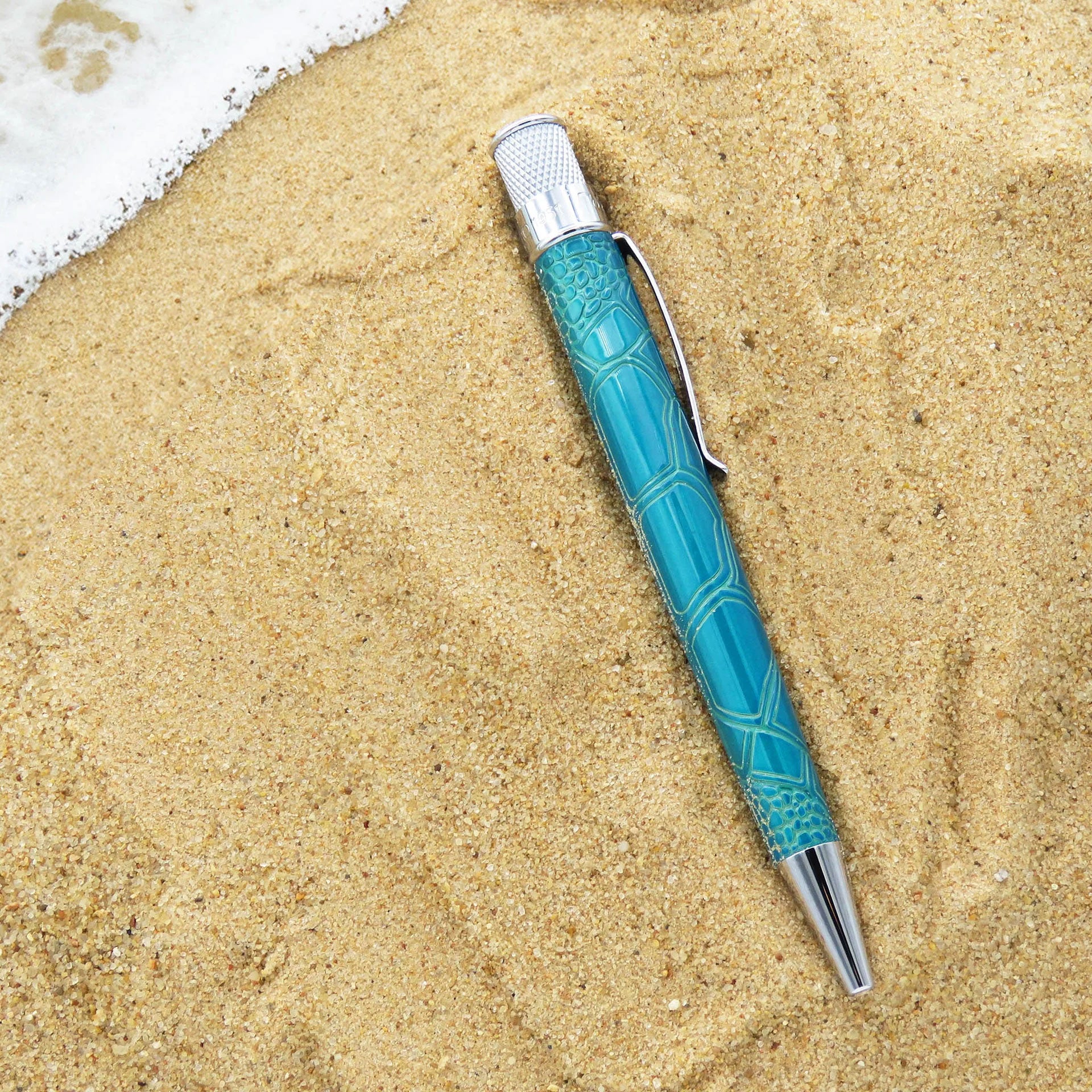 Retro 1951 Tornado Rescue - Sea Turtle Rescue Ballpoint