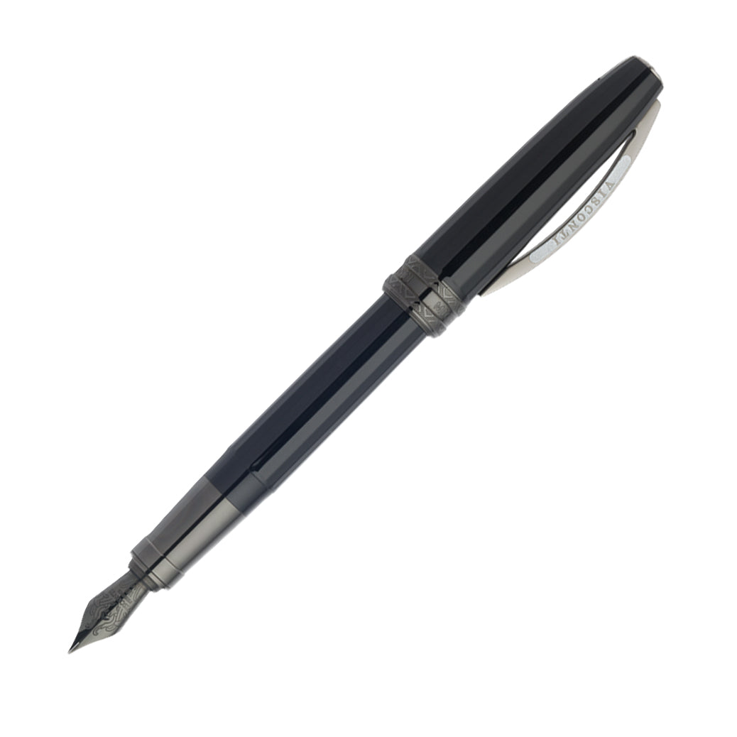 Visconti Michelangelo Back to Black Fountain Pen Medium Point