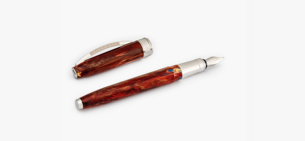 Visconti Van Gogh Impressionist Red Vineyard Fountain Pen