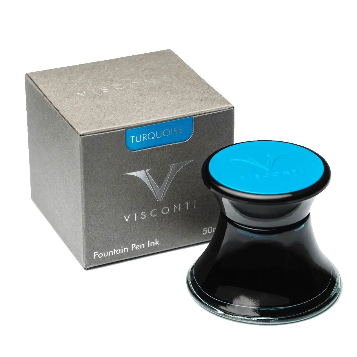 Visconti Refill Glass Ink Well 50ml Green