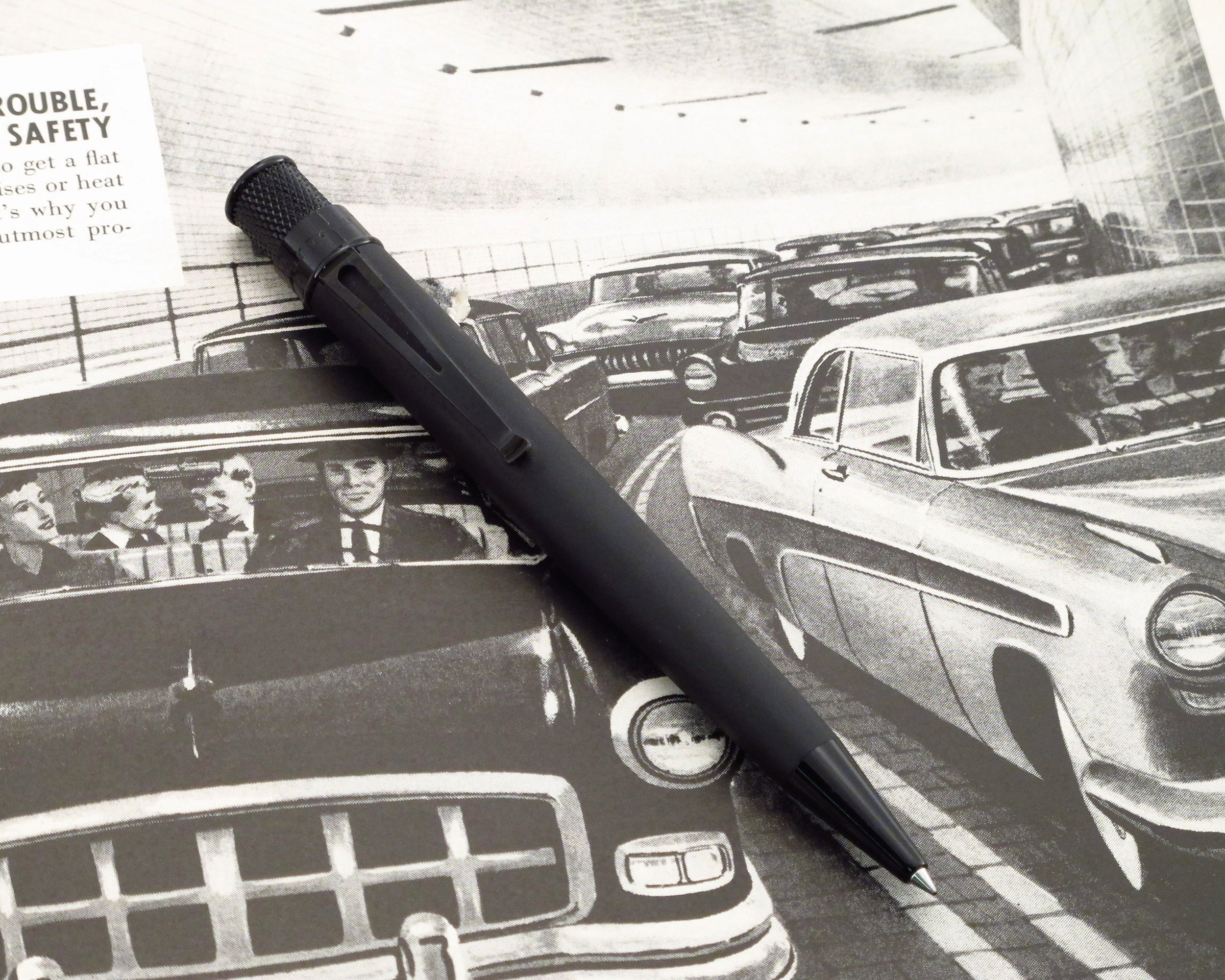 Retro 51 Tornado™ Stealth Matte Black Rollerball