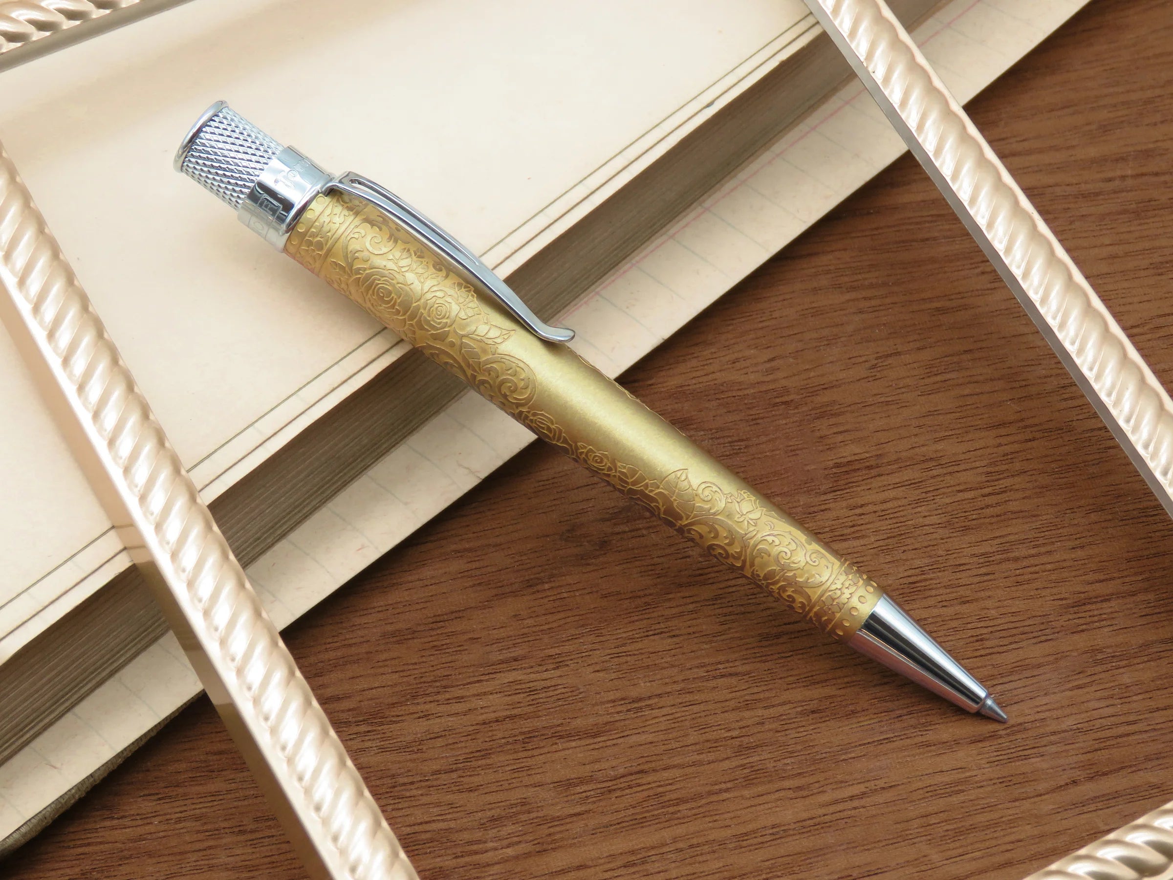 Retro 51 Tornado Vintage Metalsmith Vintage Rose Rollerball Pen