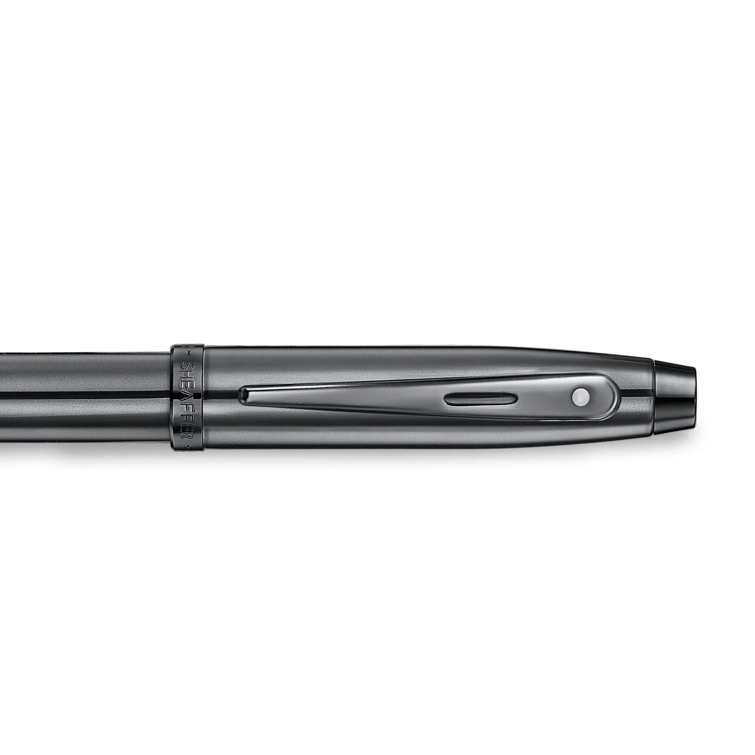 Sheaffer® 100 9375 Ionic Gunmetal Grey Ballpoint Pen with Shiny PVD Trims