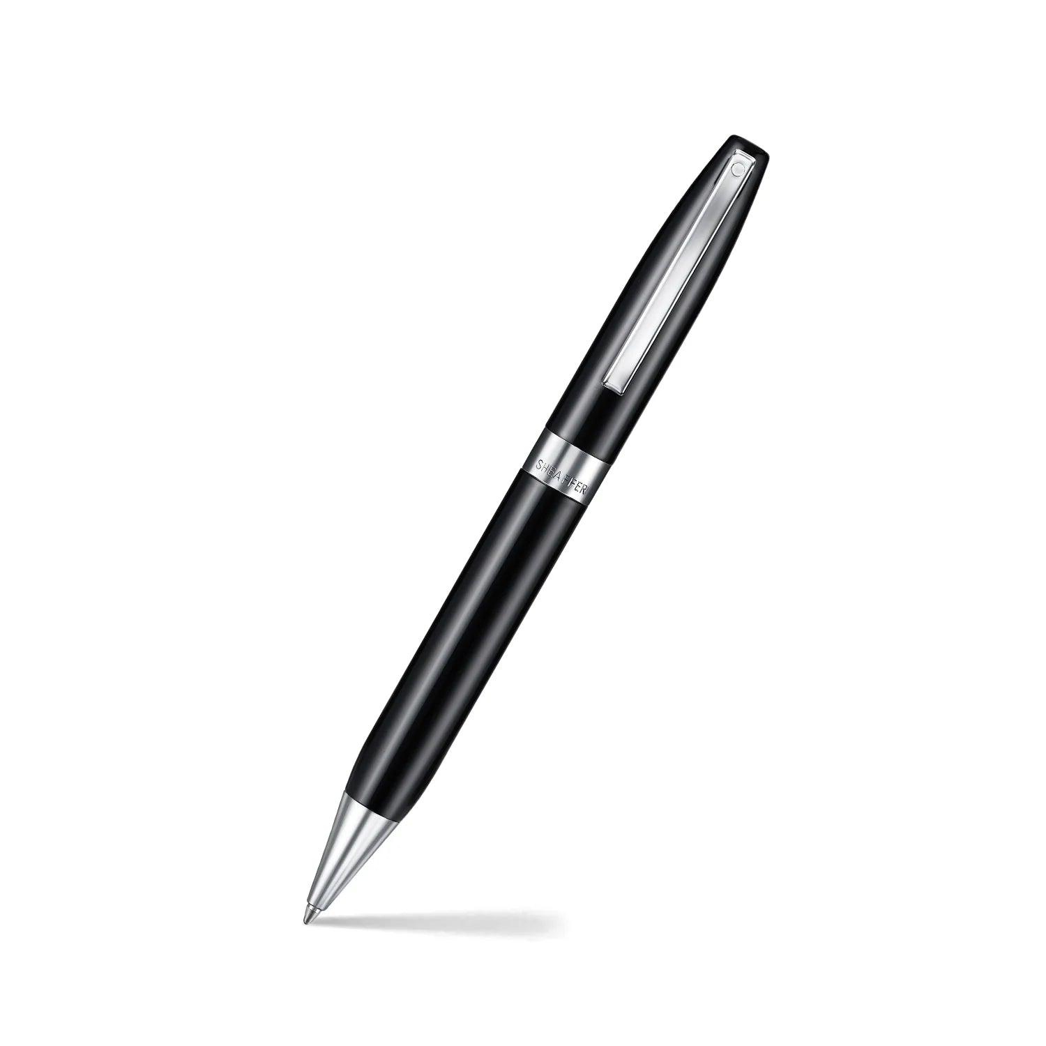 Sheaffer Legacy 9064 Glossy Black Ballpoint Pen with Chrome-Plated Trims