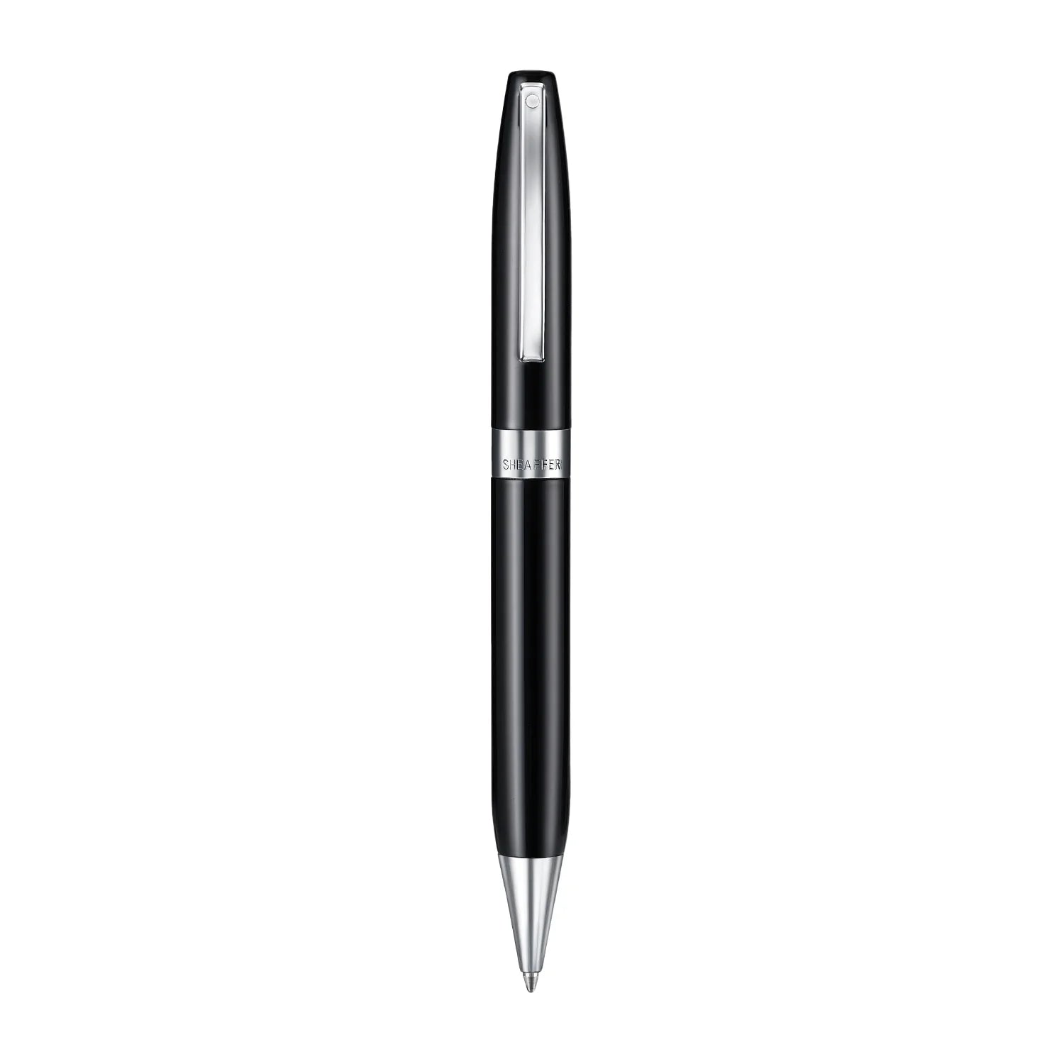 Sheaffer Legacy 9064 Glossy Black Ballpoint Pen with Chrome-Plated Trims