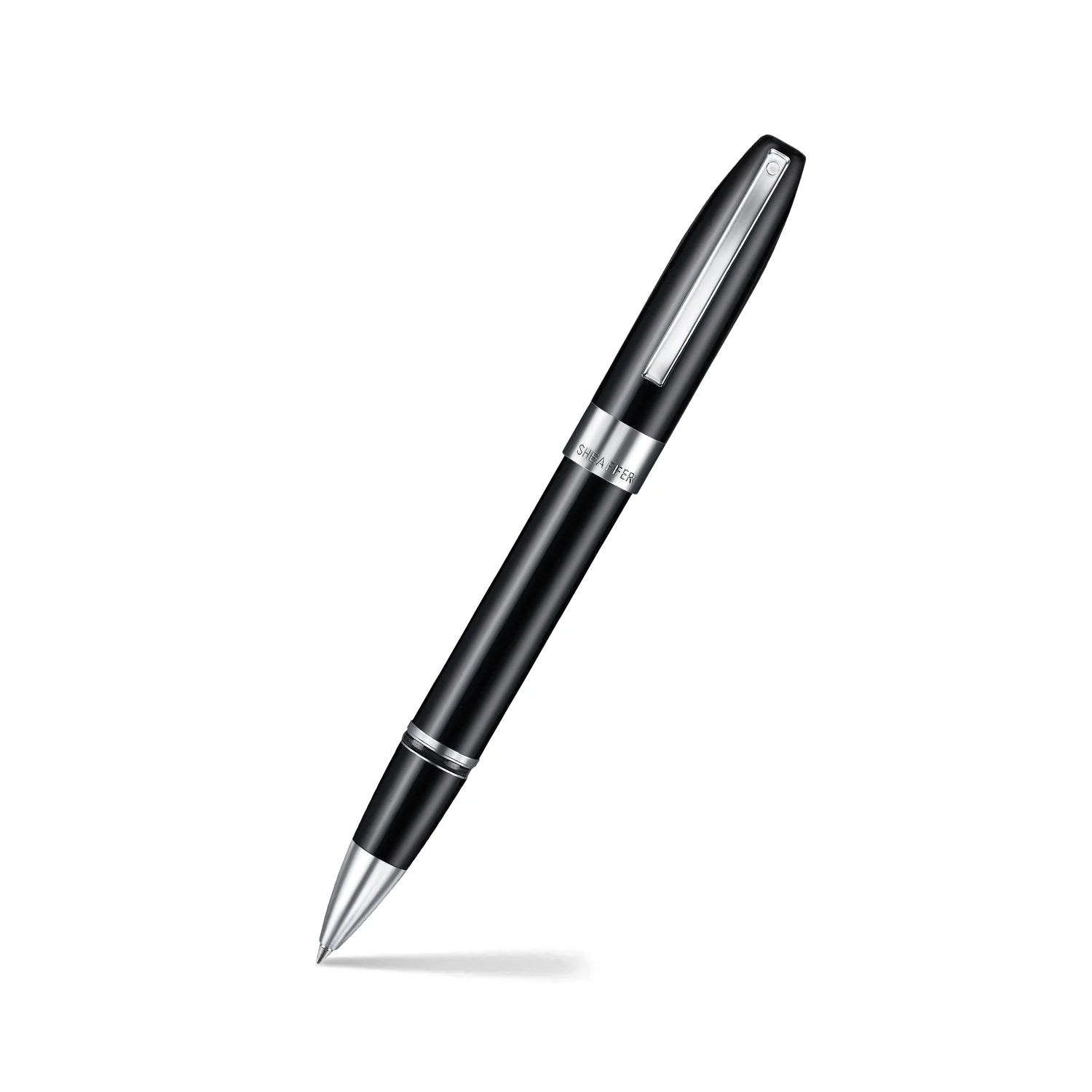 Sheaffer Legacy 9064 Glossy Black Rollerball Pen with Chrome-Plated Trims