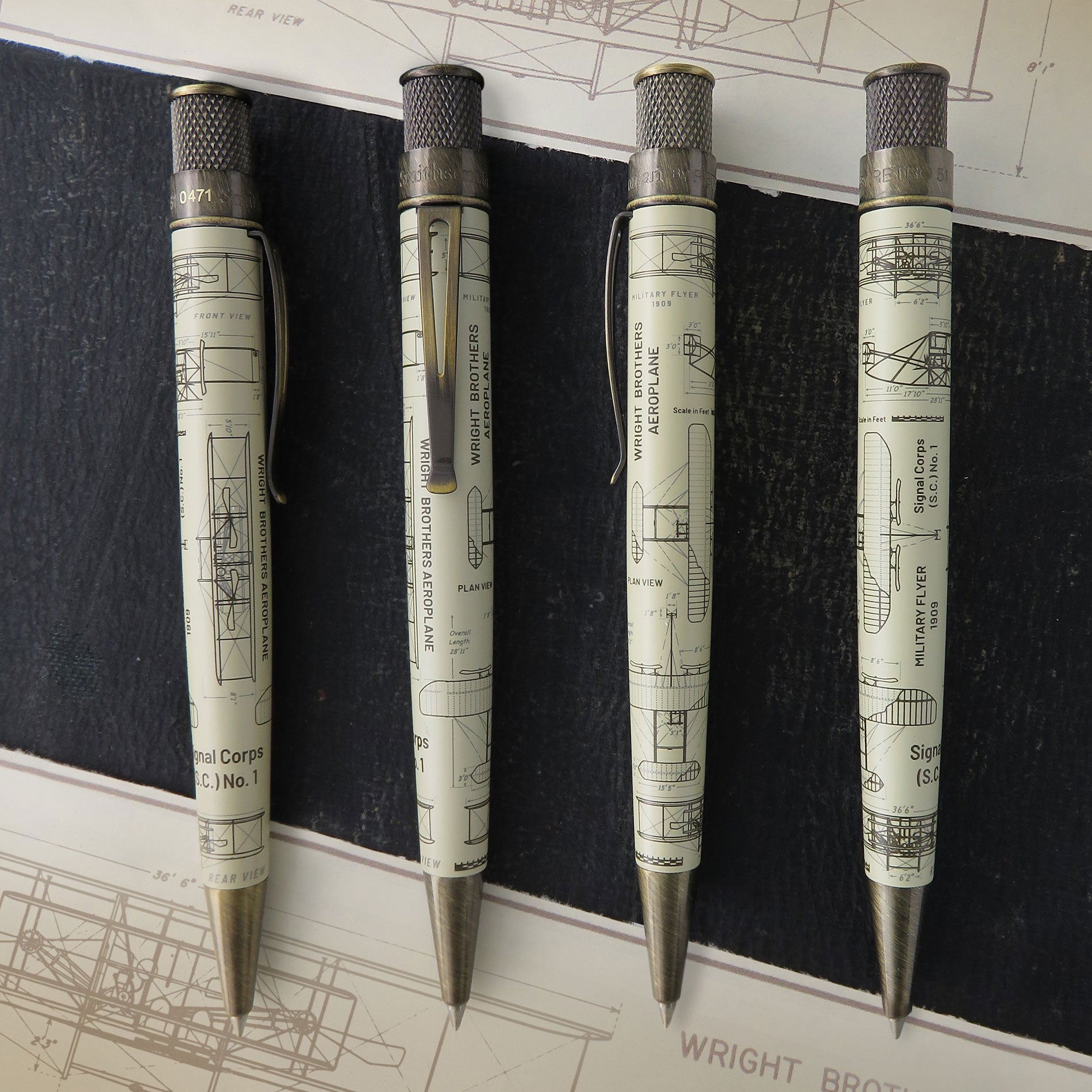 Retro 51 Smithsonian Wright Brothers Aeroplane Rollerball Pen