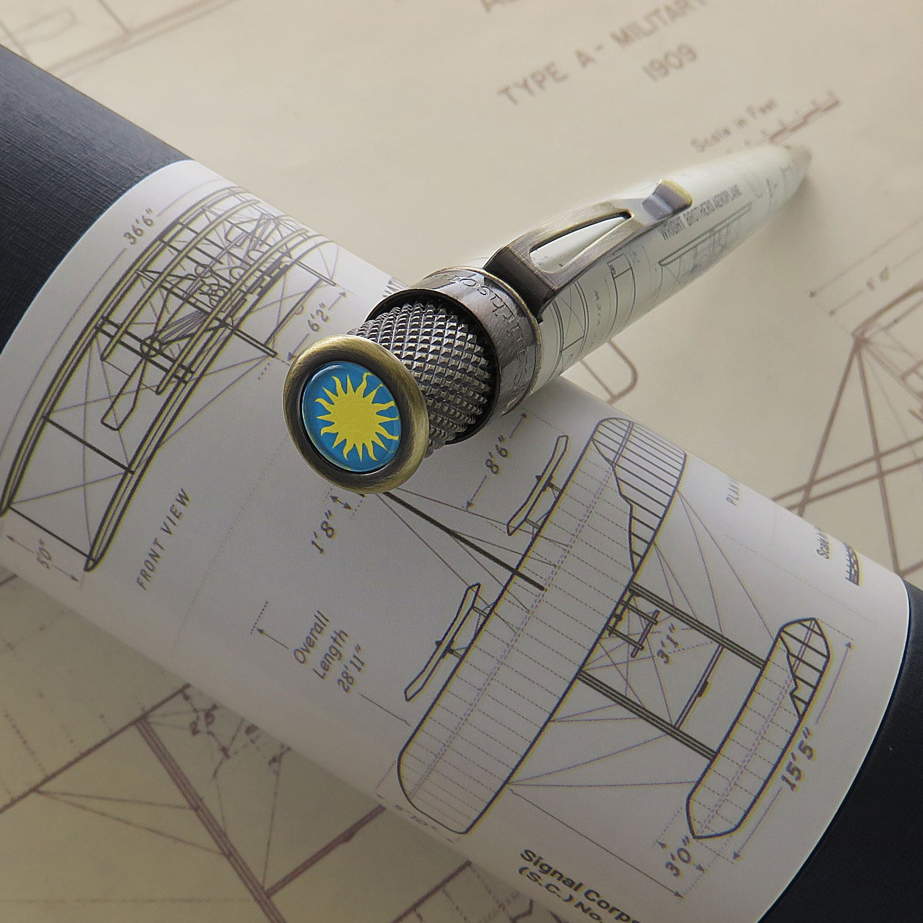 Retro 51 Smithsonian Wright Brothers Aeroplane Rollerball Pen