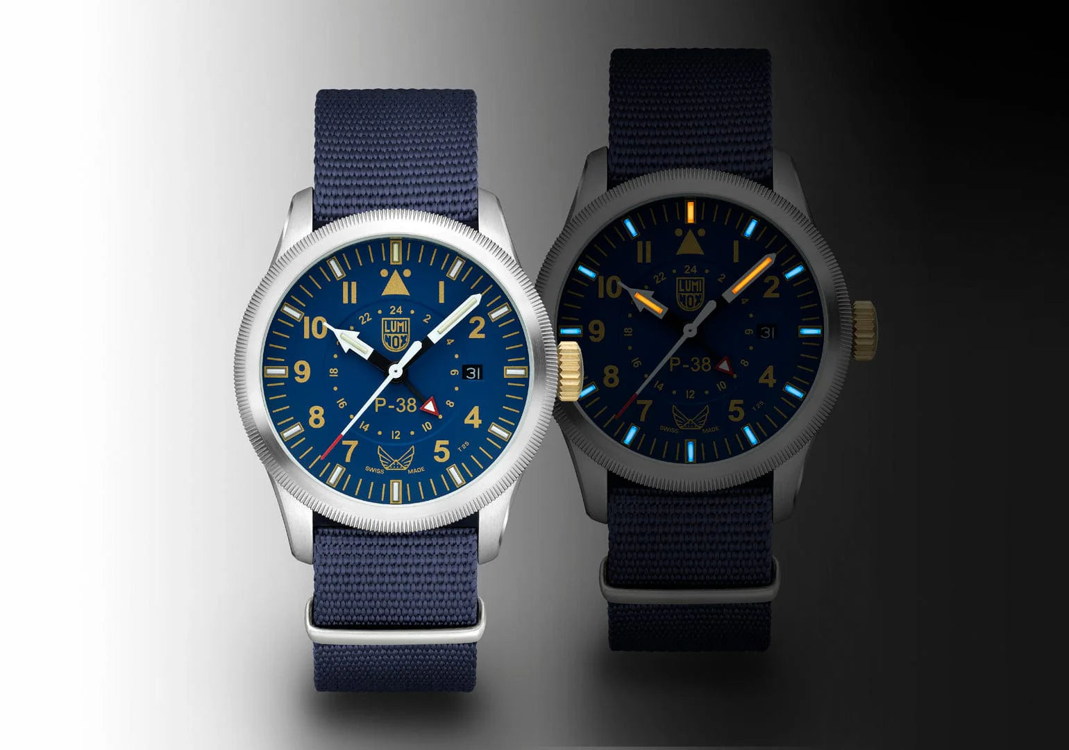 Luminox P-38 Lightning x Volition America P-38 LIGHTNING®, The Guardian, 42 mm XA.9521.VOL