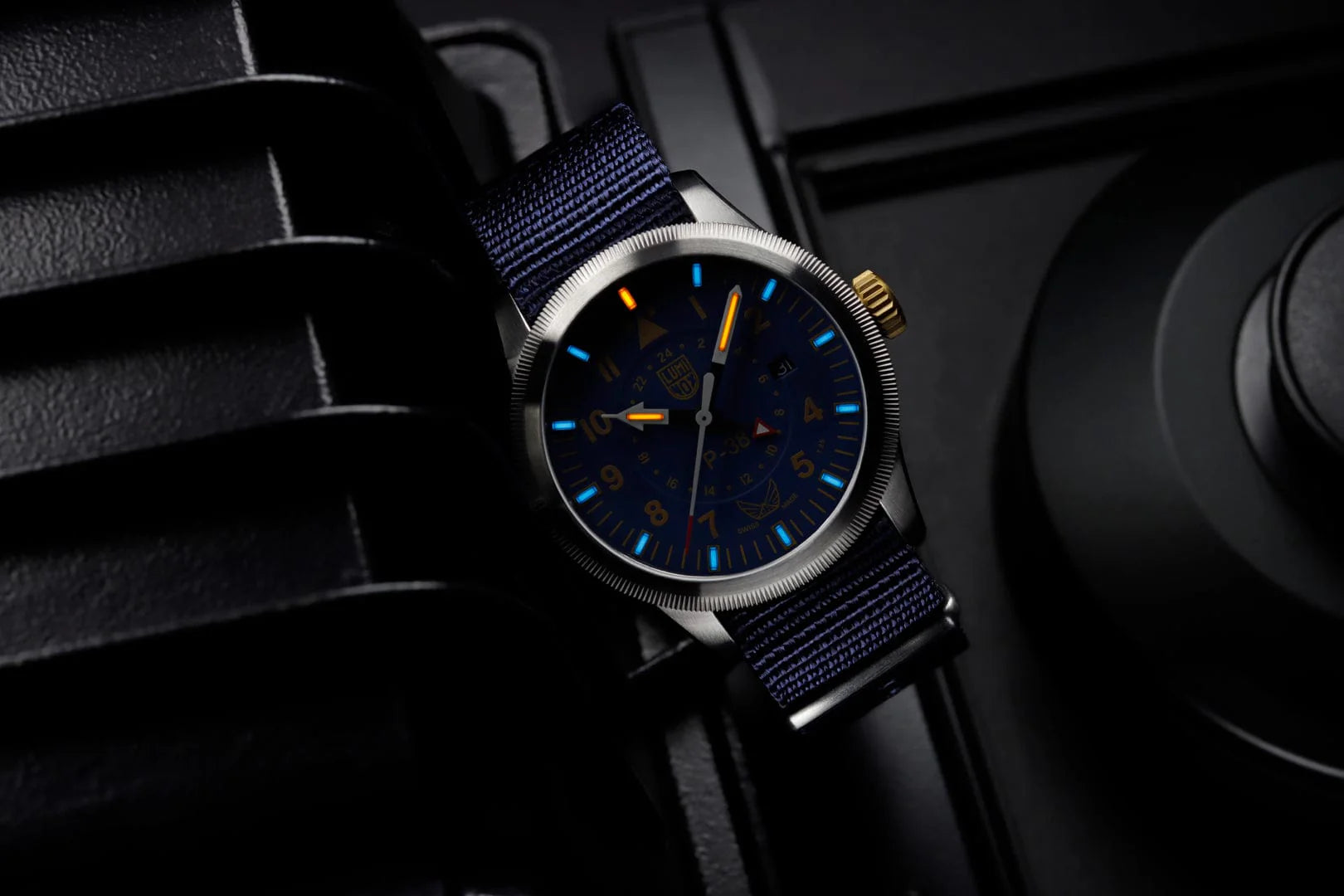 Luminox P-38 Lightning x Volition America P-38 LIGHTNING®, The Guardian, 42 mm XA.9521.VOL