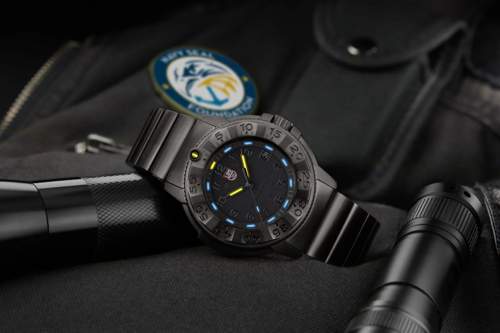 Luminox Navy SEAL Foundation 3220 Military Dive Watch, 43 mm