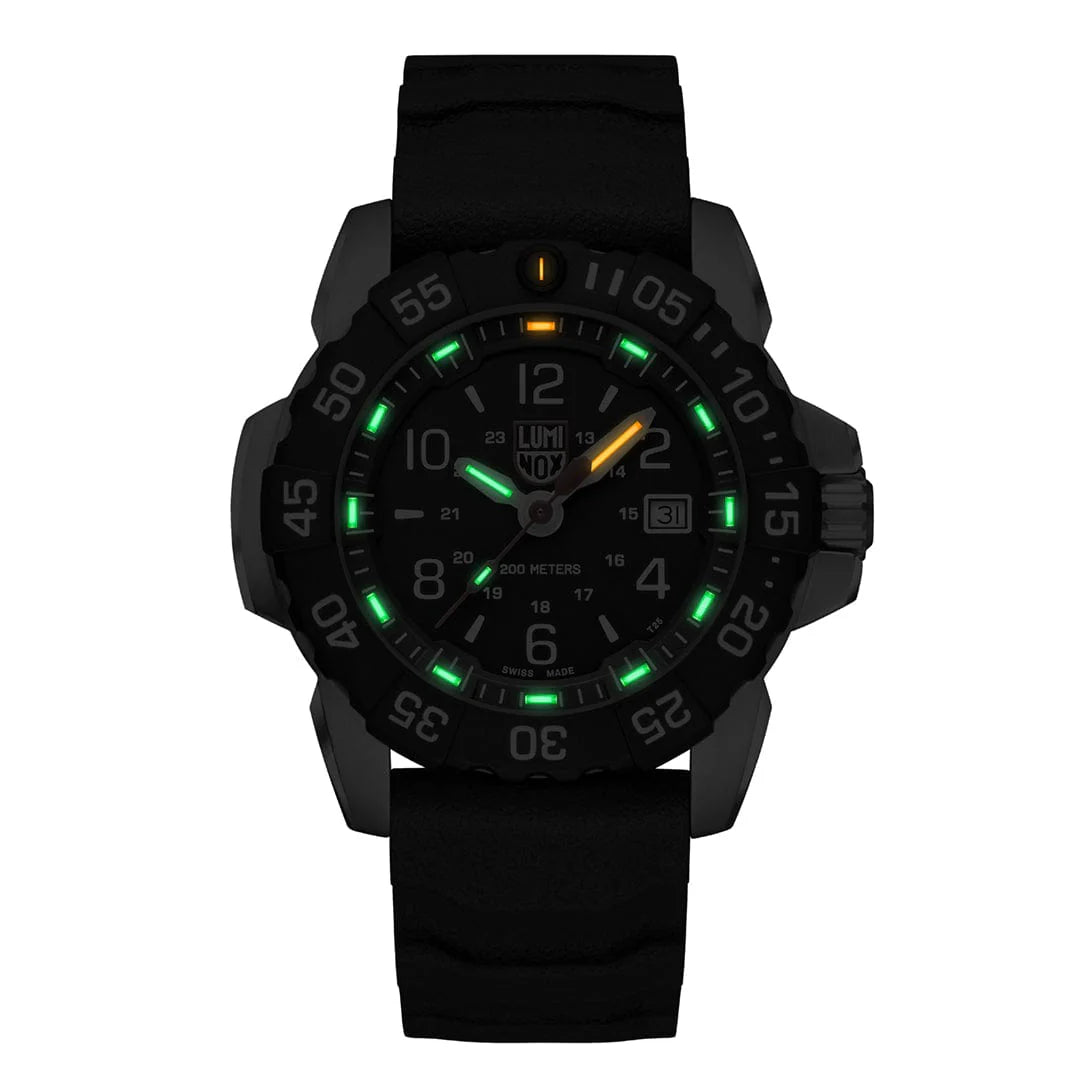 Luminox Navy SEAL Rubber, Steel, CARBONOX™ (RSC) Military Dive Watch, 45 mm XS.3251.CB