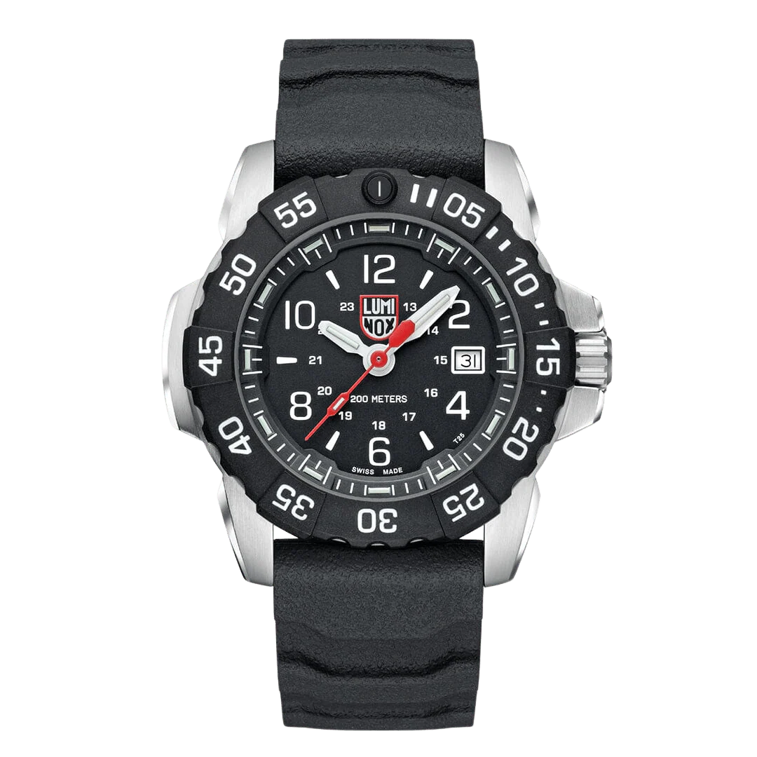 Luminox Navy SEAL Rubber, Steel, CARBONOX™ (RSC) Military Dive Watch, 45 mm XS.3251.CB