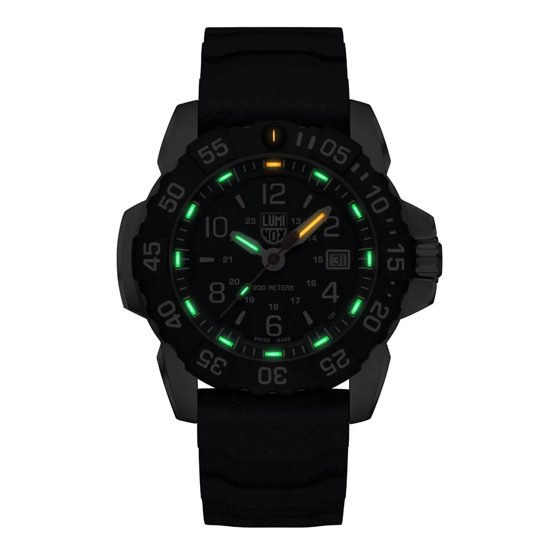 Luminox Navy SEAL Rubber, Steel, CARBONOX™ (RSC) Military Dive Watch, 45 mm XS.3253.CB