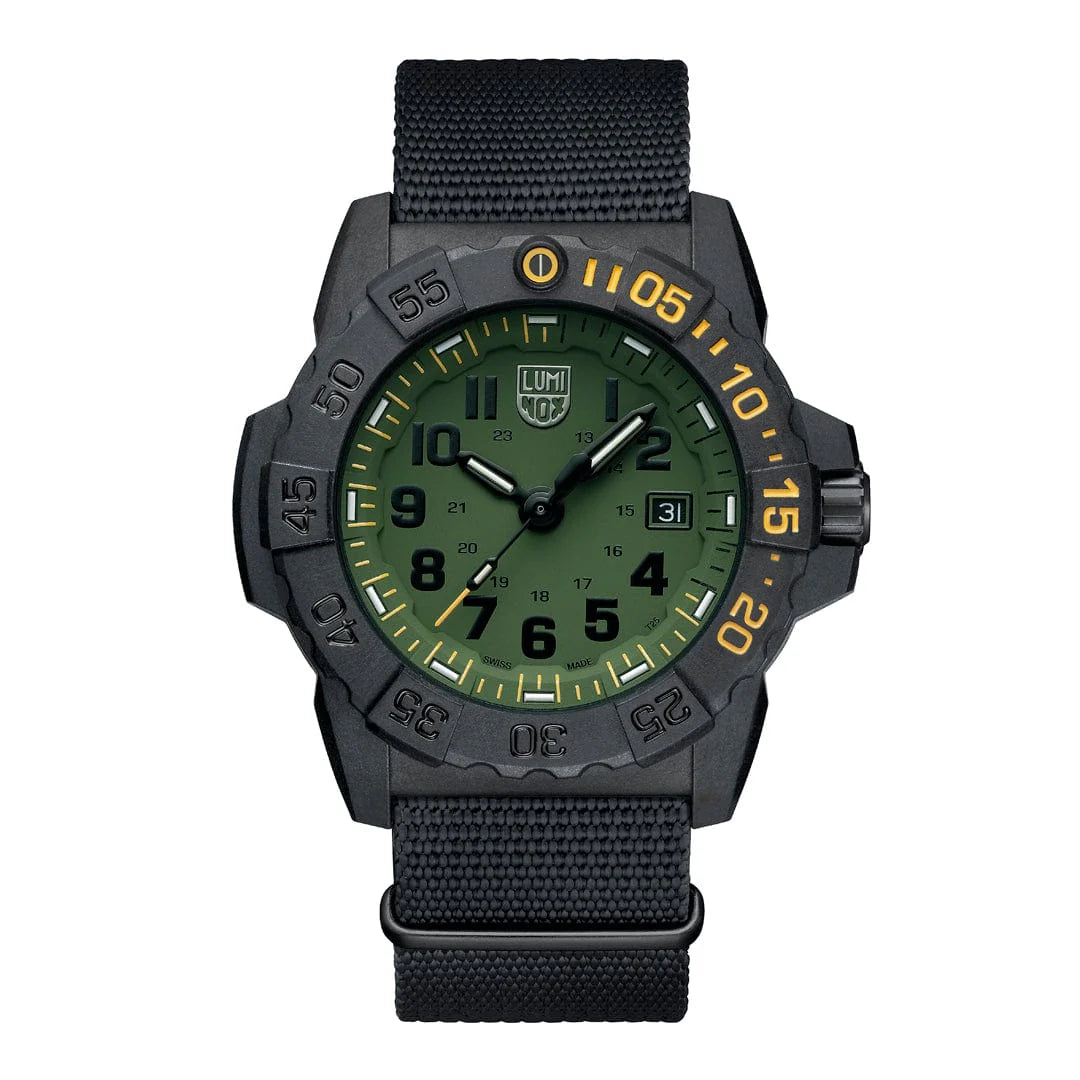 Luminox Navy SEAL Foundation 3500 Series Military Dive Watch, 45 mm XS.3517.NSF.SET