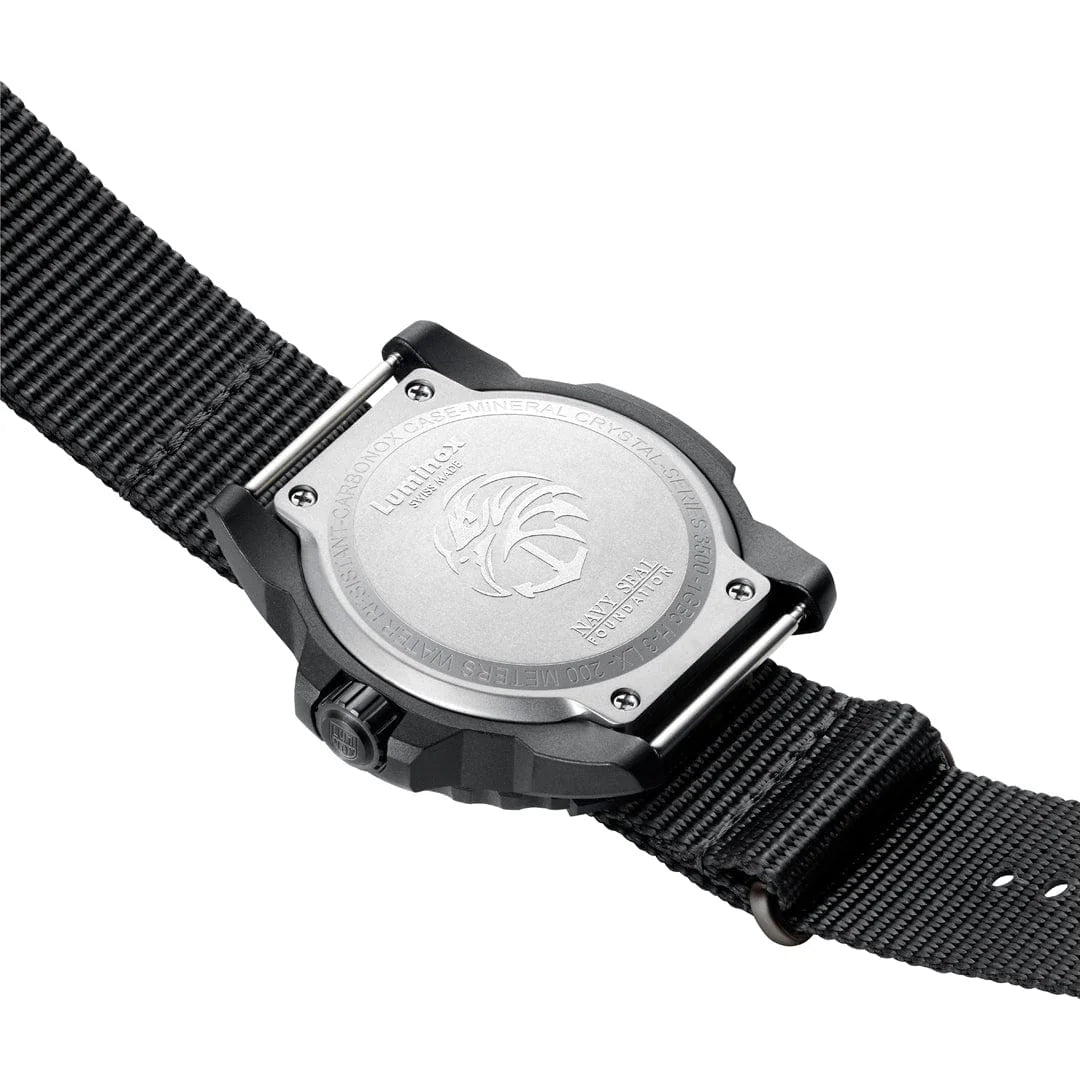 Luminox Navy SEAL Foundation 3500 Series Military Dive Watch, 45 mm XS.3517.NSF.SET