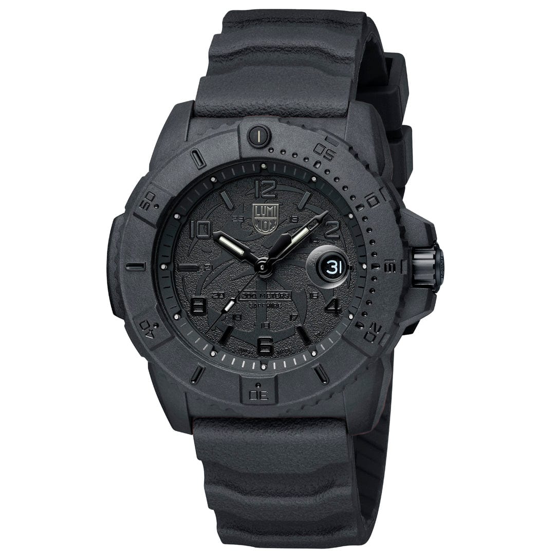 Luminox Navy SEAL Foundation Military Blackout Watch, 45 mm XS.3601.BO.NSF
