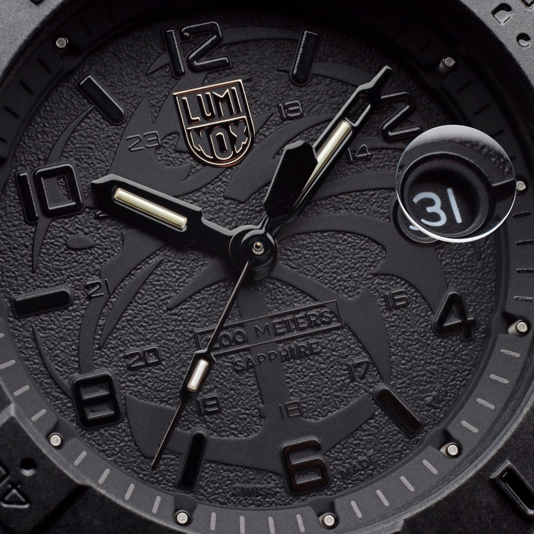Luminox Navy SEAL Foundation Military Blackout Watch, 45 mm XS.3601.BO.NSF